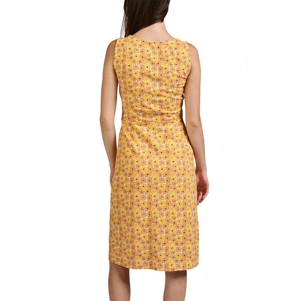 NEW MATA TRADERS danica wrap dress in matisse yellow - Picture 2 of 3